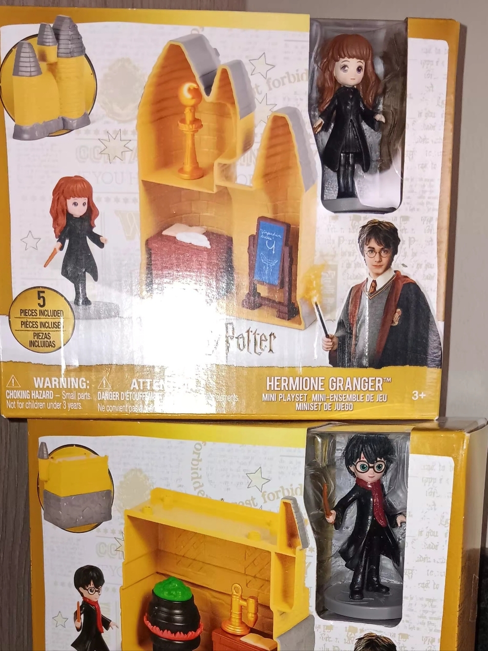 2 For $6 Harry Potter Hermione Granger Mini Playset - Yellow